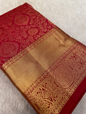 Pure Handloom Kanjeevaram Silk Mark Certified Saree