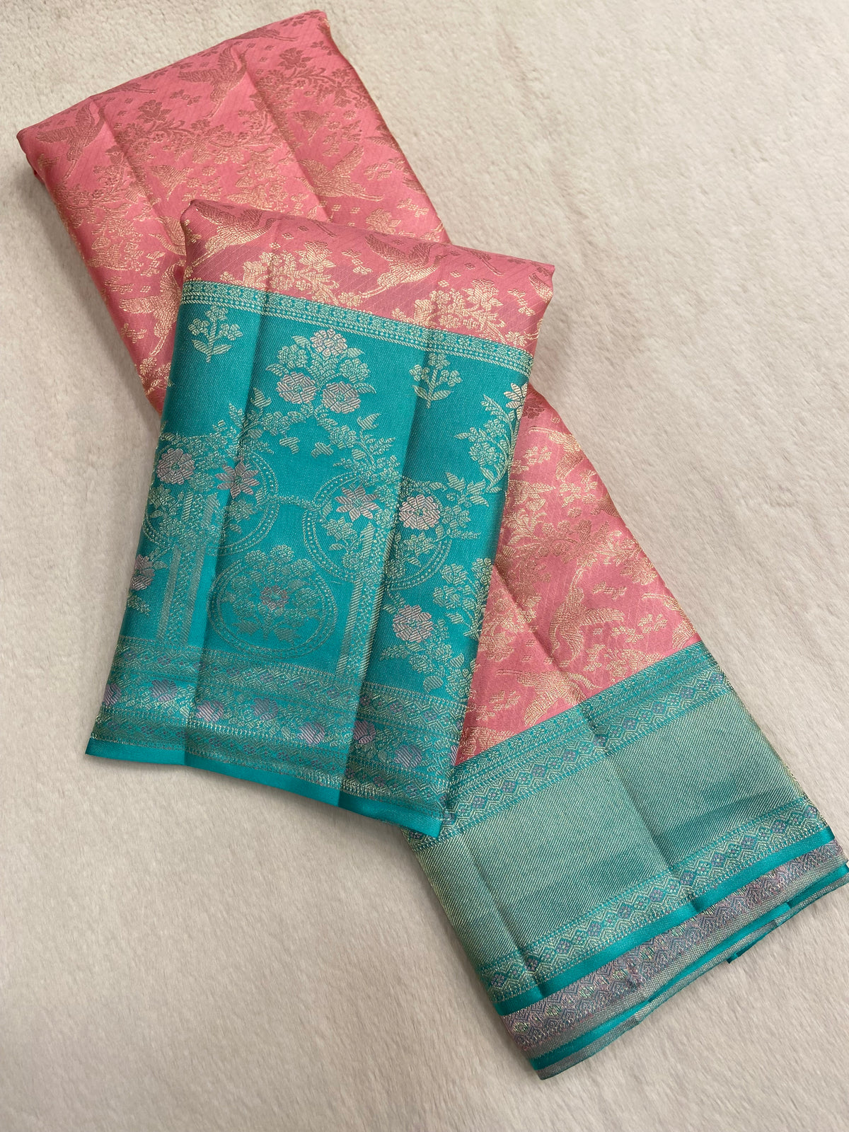 Pure Zari Handloom Kanjeevaram Silk Mark Certified Saree
