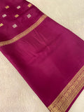 Premium Semi Mysore Crepe Silk Saree - 902499