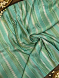 Pure Chinnon crepe Saree- 902563 Pastel green