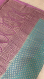 Pure crepe khaddi Banarasi saree- Silk mark certified- GS