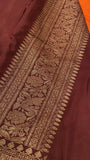 Pure Crepe Banarasi Silk Saree