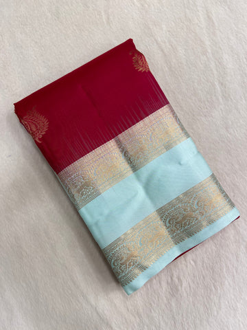 Pure Kanjeevaram silk mark certified saree