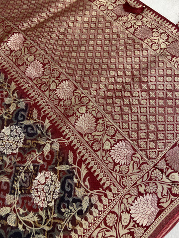 Fancy Crepe Silk Saree