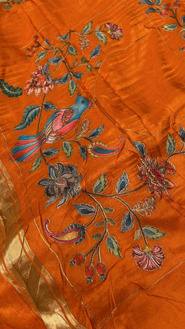Premium Viscose Banarasi Saree With Work