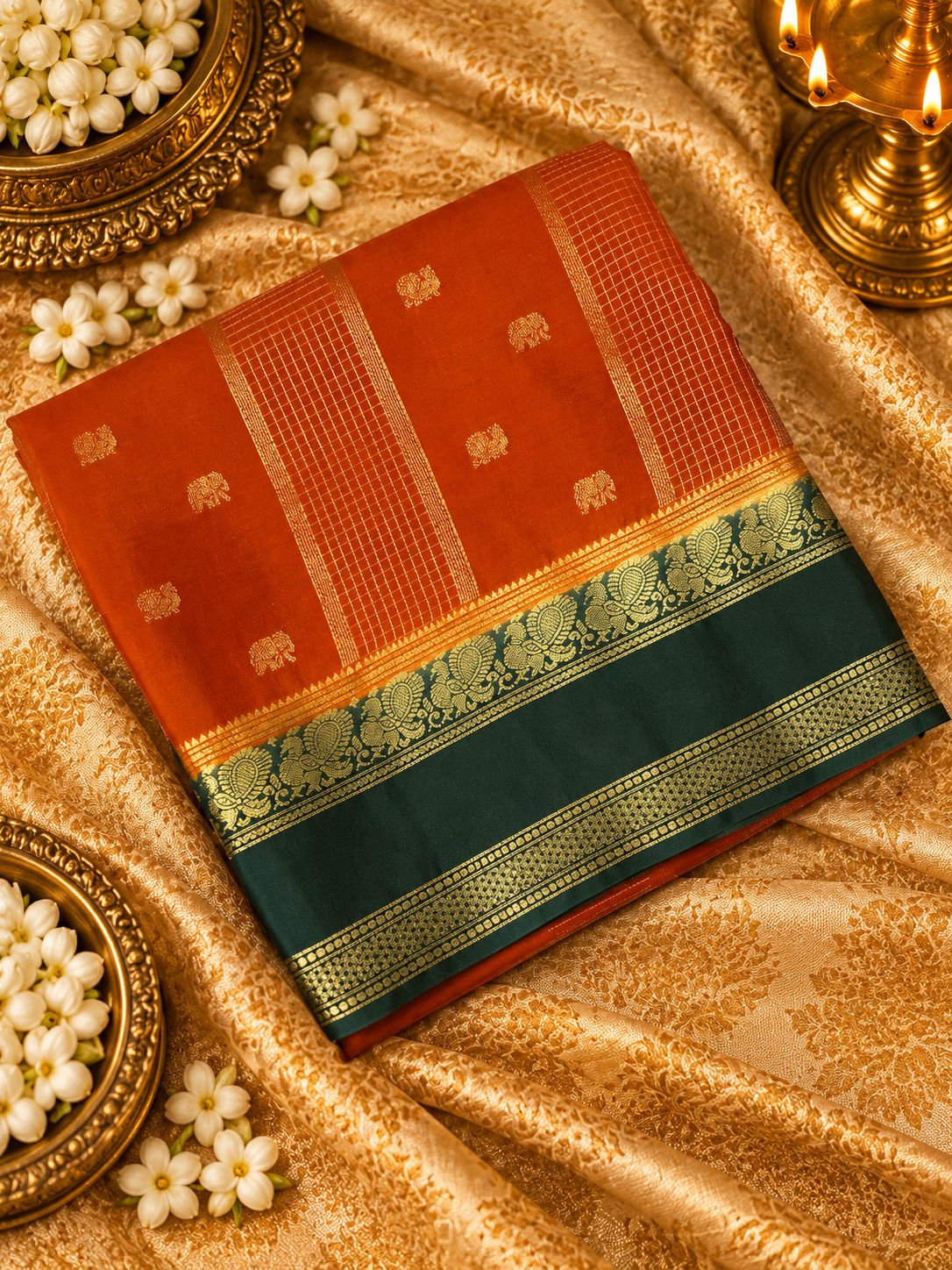 Pure Mix Mysore Crepe Silk Saree-902498