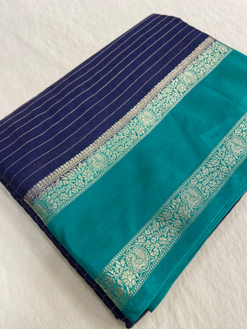 Premium Crepe Semi Mysore Silk Saree
