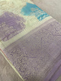 Premium Rangkat Crush Georgette Saree - 902055