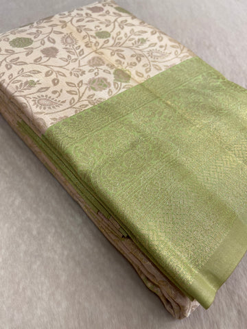 Bridal Semi Tissue Silk Saree
