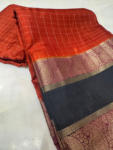 Premium viscose 3d design crepe silk saree