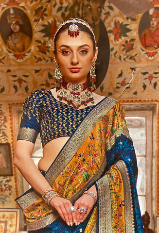 Premium Viscose Kalamkari Saree