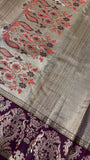 Premium Bridal Semi Tissue Silk Saree