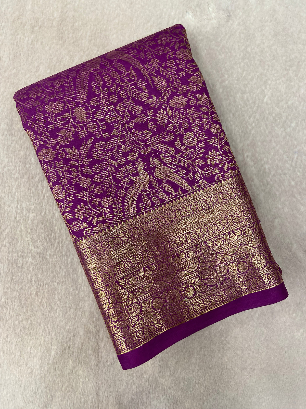 Bridal Semi Tissue Silk Saree