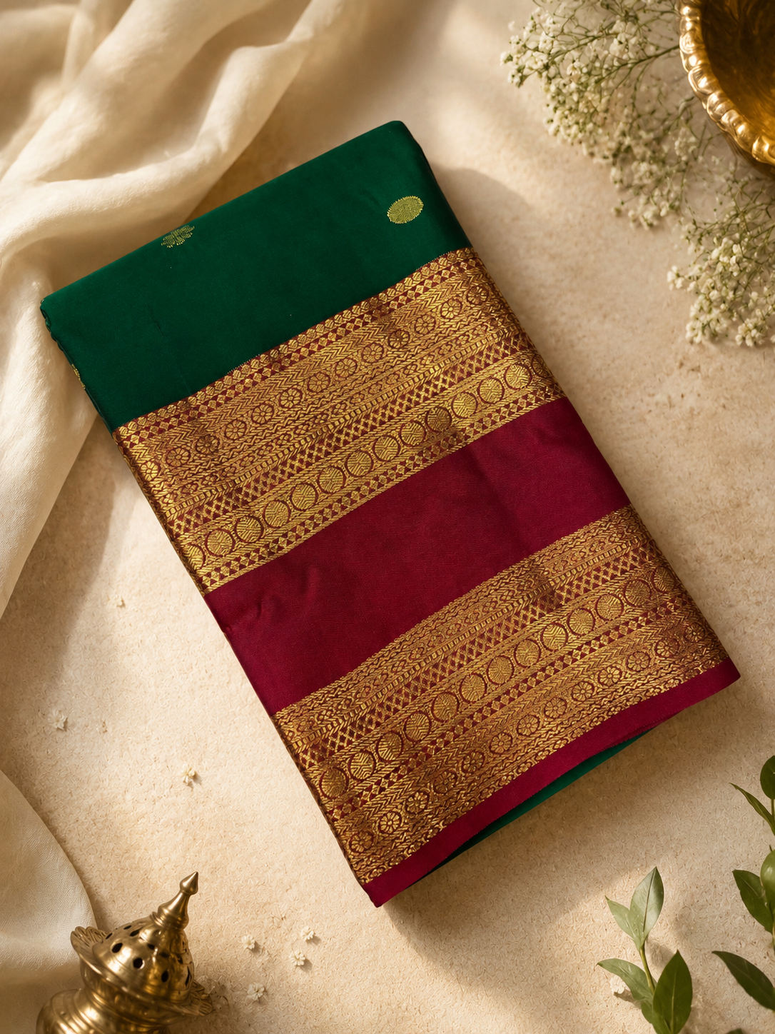 Premium Semi Kanchipuram Silk Saree
