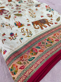 Premium Pashmina Silk Saree -902379