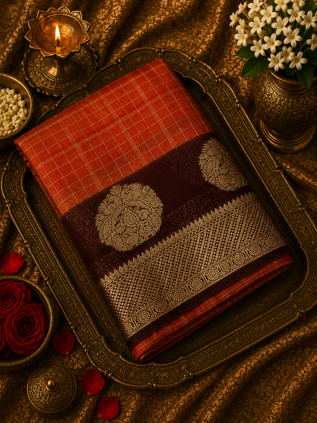 Premium Semi Chanderi Saree