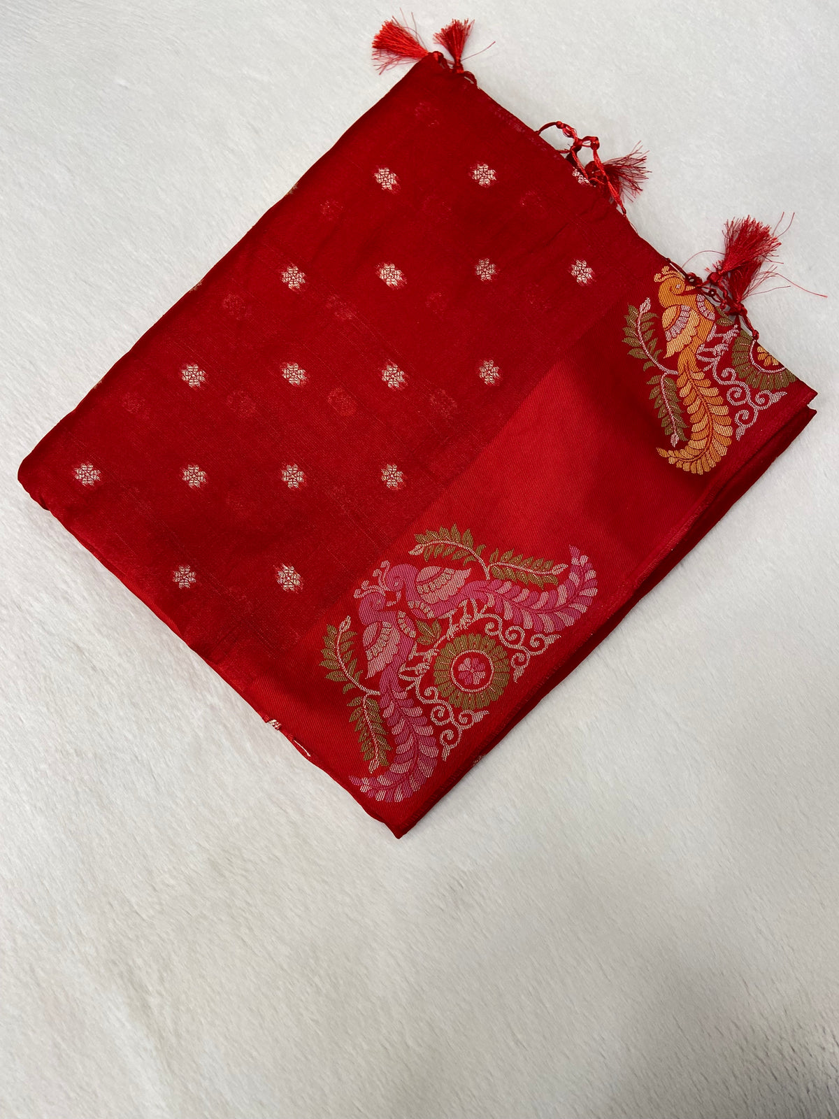 Raw Mango Silk Saree