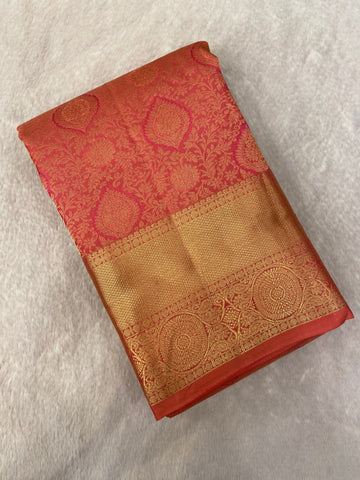Pure Handloom Kanjeevaram Silk Mark Certified Saree
