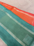 Pure Chinnon Dual Tone Saree