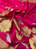 Pure Crepe Satin Silk Saree- 902218