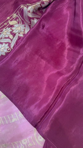 Pure Chinnon Saree💓