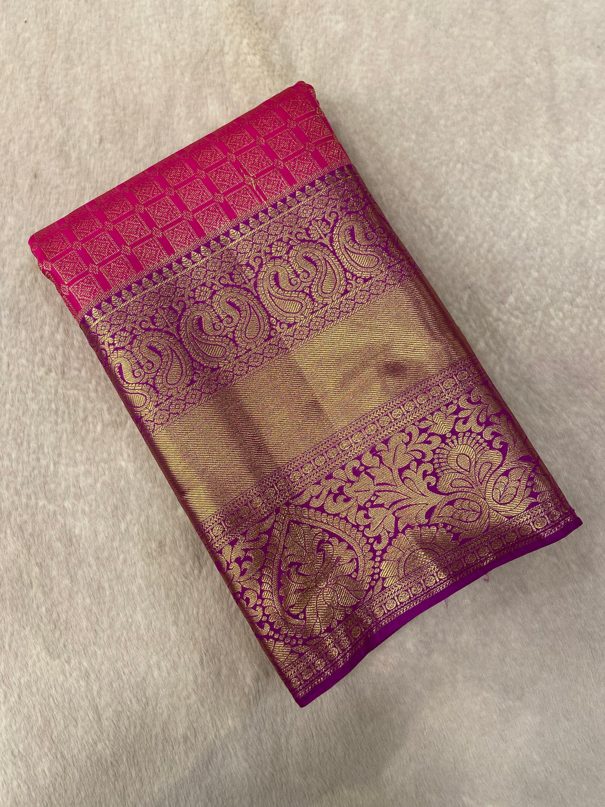 Premium Bridal Semi Kanchipuram Silk Saree