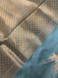 Pure crepe satin silk saree