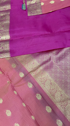 Half mix kanjeevaram silk saree