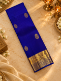 Pure 1G zari handloom Kanjeevaram Silk Saree- Silk mark certified- PS2349 Royal bluish Purple