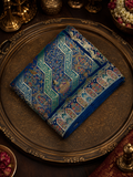 Premium Banarasi Crepe Kalamkari Saree