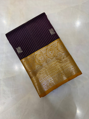 Pure Kanjeevaram silk mark certified saree