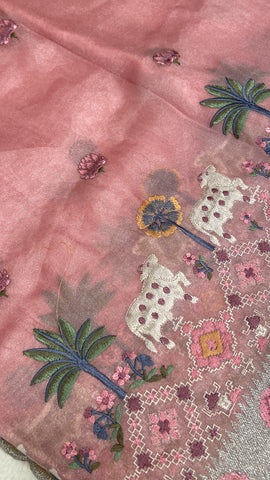 Premium Tissue Organza Saree