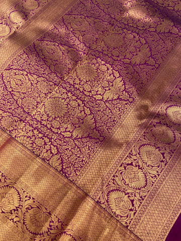 Pure Handloom Kanjeevaram Silk Mark Certified Saree