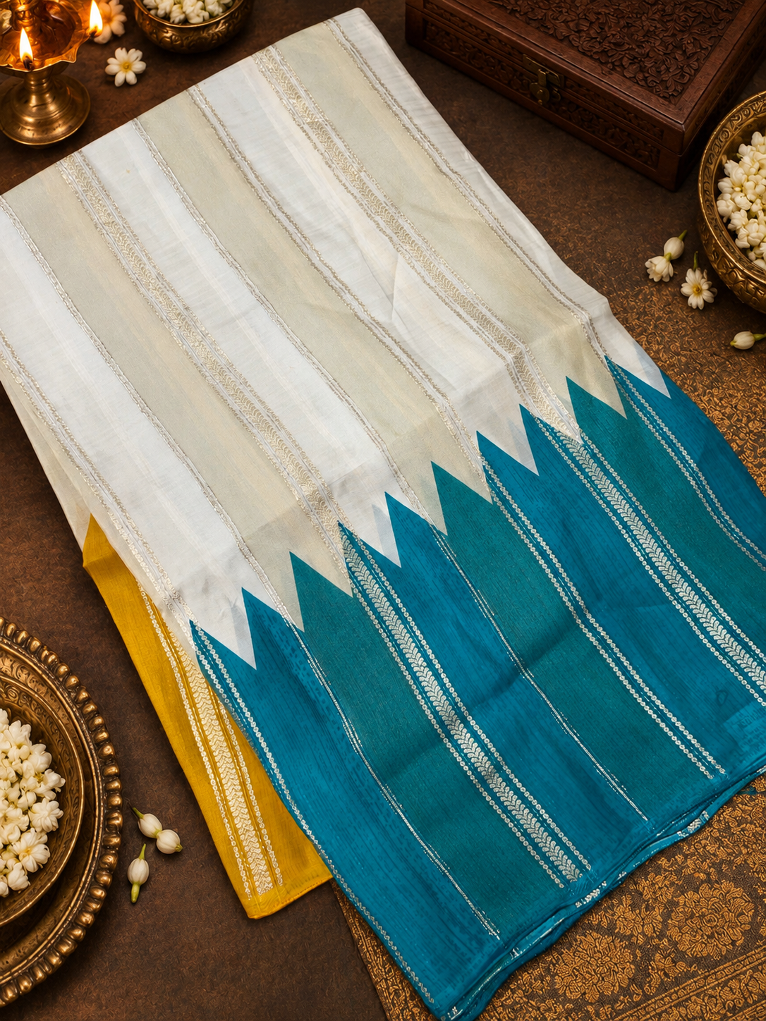 Pure Chinnon Saree -902050