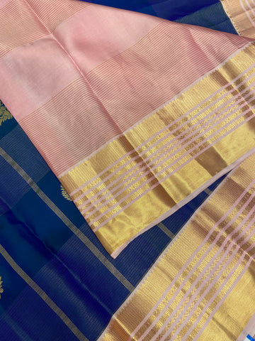 Pure Kanjeevaram silk mark certified saree