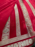 Pure Mix Mysore Crepe Silk Saree- 902032 Red