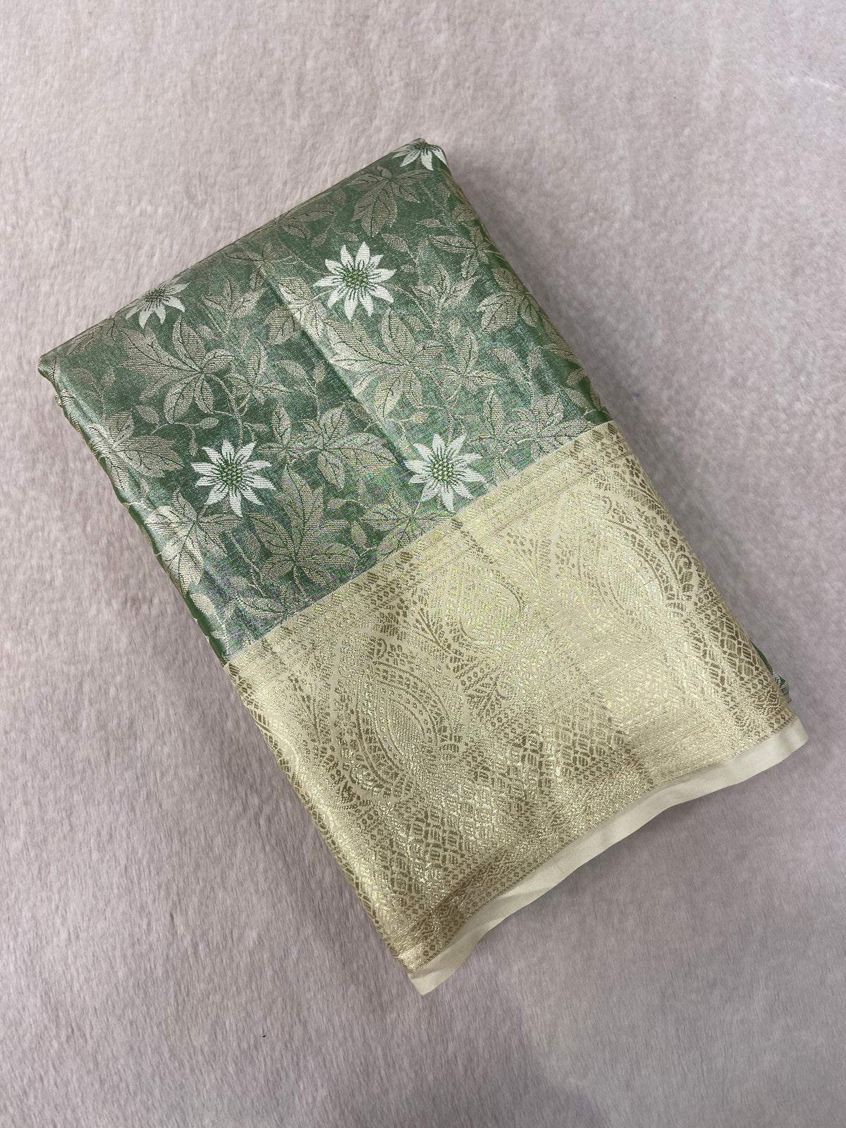 Bridal Semi Tissue Silk Saree