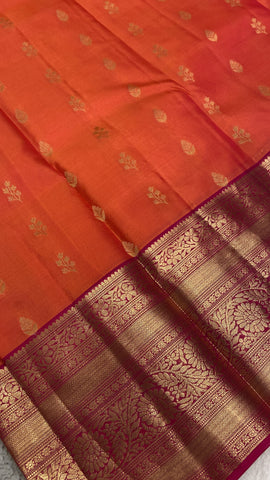 Half mix Kanjeevaram silk saree