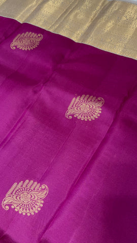 Half mix Kanjeevaram silk saree