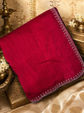 Pure Chinnon Saree ❤️