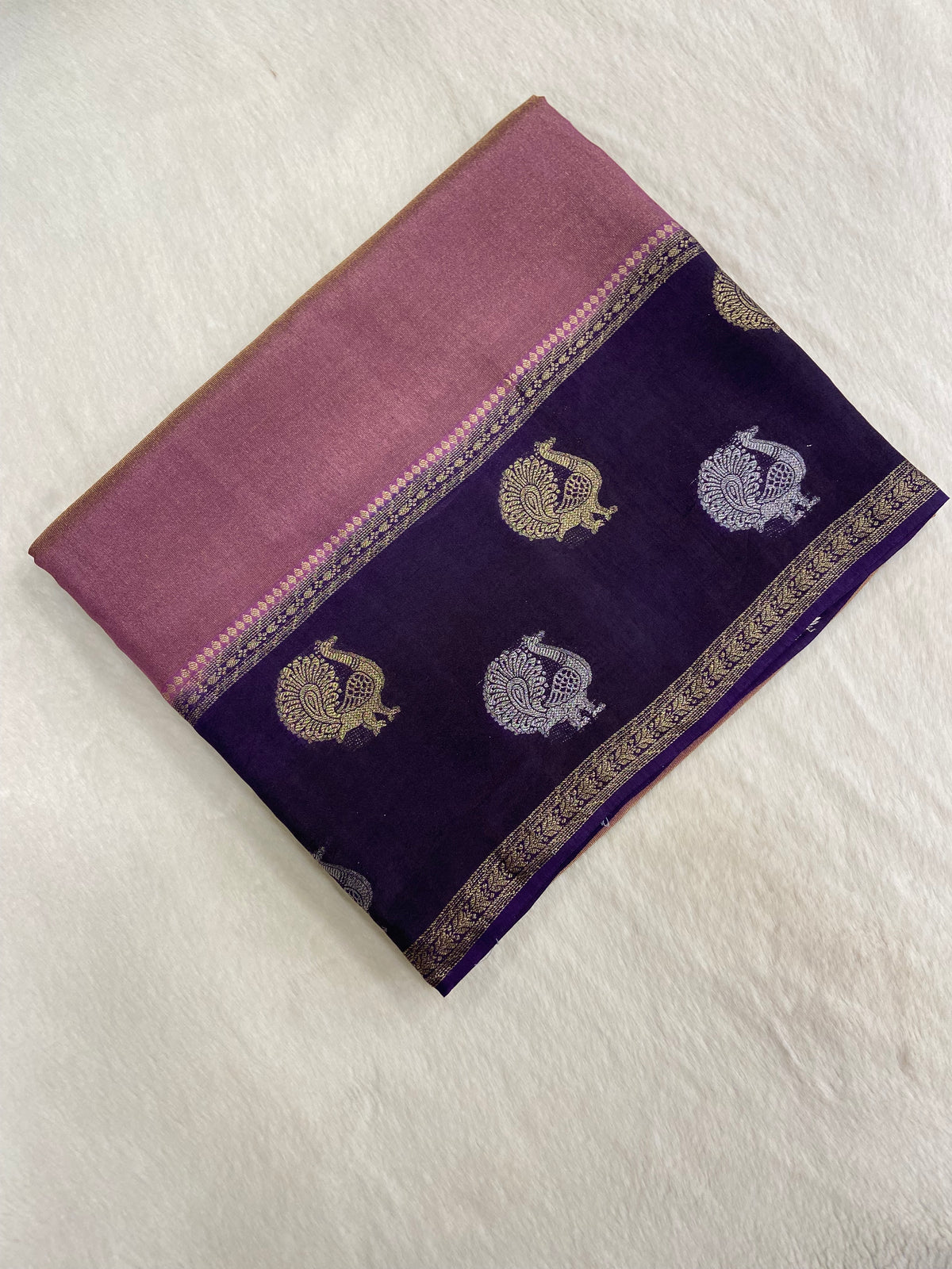 Premium Designer Tissue Crepe Saree