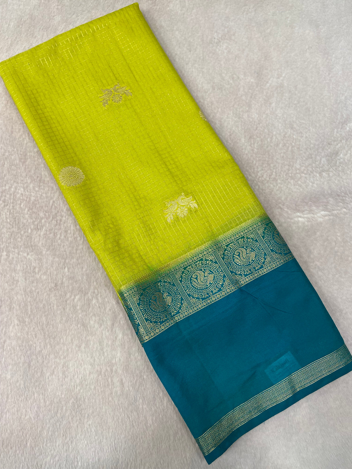 Premium Semi Mysore Crepe Silk Saree