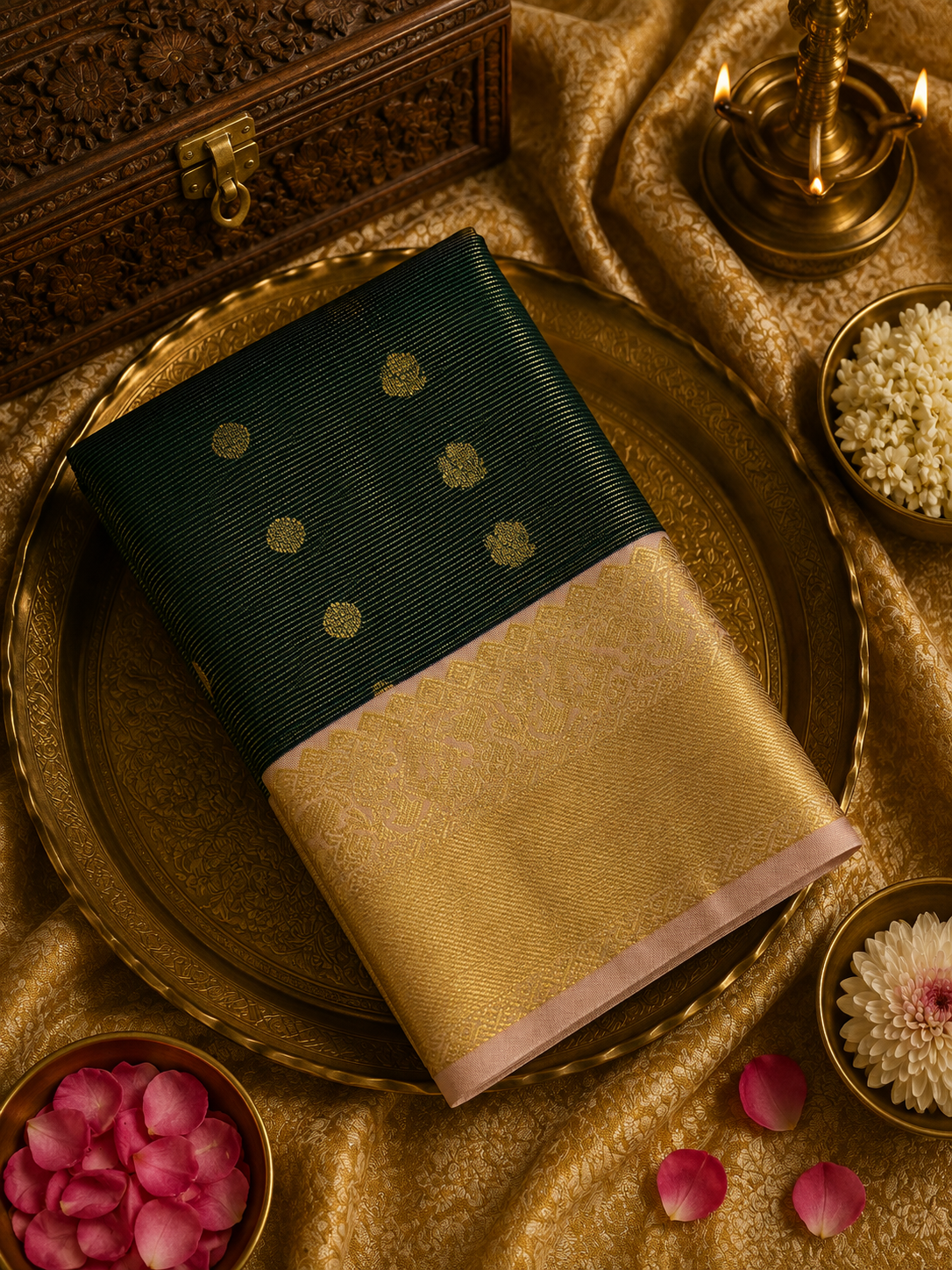 Premium Semi Kanchipuram Silk Saree