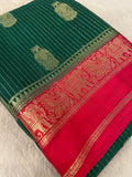 Pure Mix Mysore Crepe Silk Saree