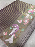 Premium Organza Saree With Embroidery - 901988