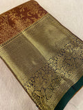Premium Bridal Semi Kanchipuram Silk Saree - 902915