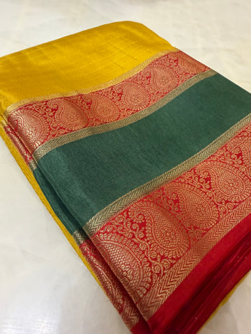 Premium viscose 3d design crepe silk saree