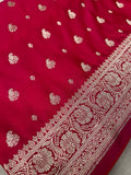 Premium Banarasi Crepe Satin Silk Saree