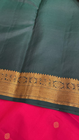 Pure Zari handloom Kanjeevaram silk mark certified saree