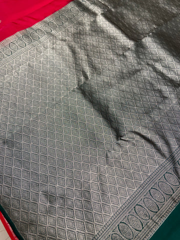 Half mix Kanjeevaram silk saree